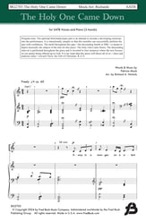 The Holy One Came Down SATB choral sheet music cover